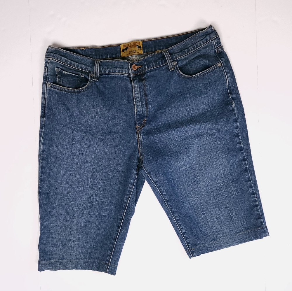 Ross Thomson x Levis Western Blue Denim Jean Shorts 40W Cowboy Jorts